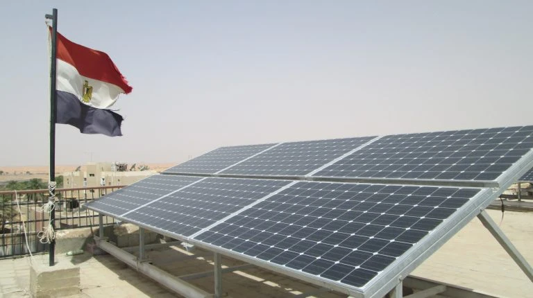 Egypt is in a position to transfer renewable energy to Europe. (Twitter Photo)