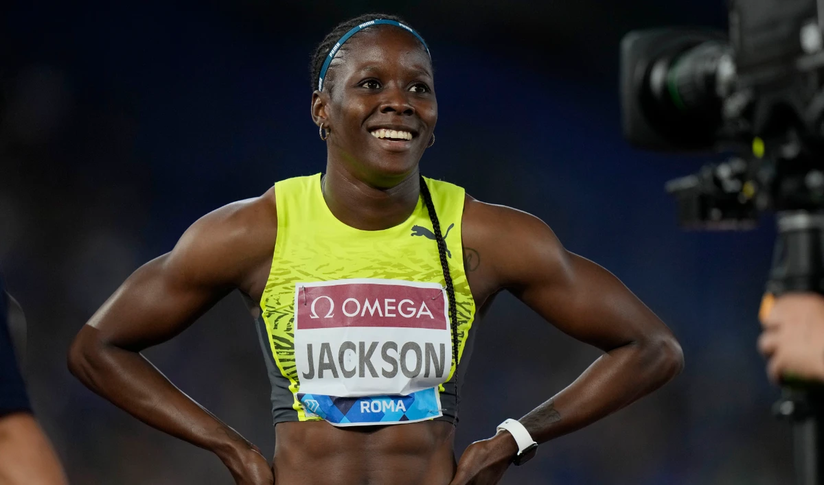 Jackson eyeing worlds 200m gold after trumping Thompson-Herah in Rome