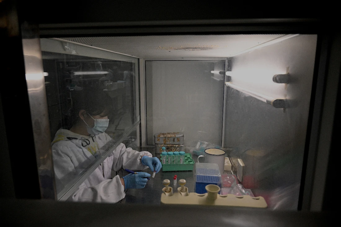 China says it made major contributions toward virus tracing, sharing the most data and research results. (AFP)