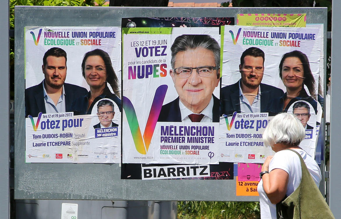 A resurgent and newly unified left seeking to thwart French President Emmanuel Macron’s plans for reform. (AP)