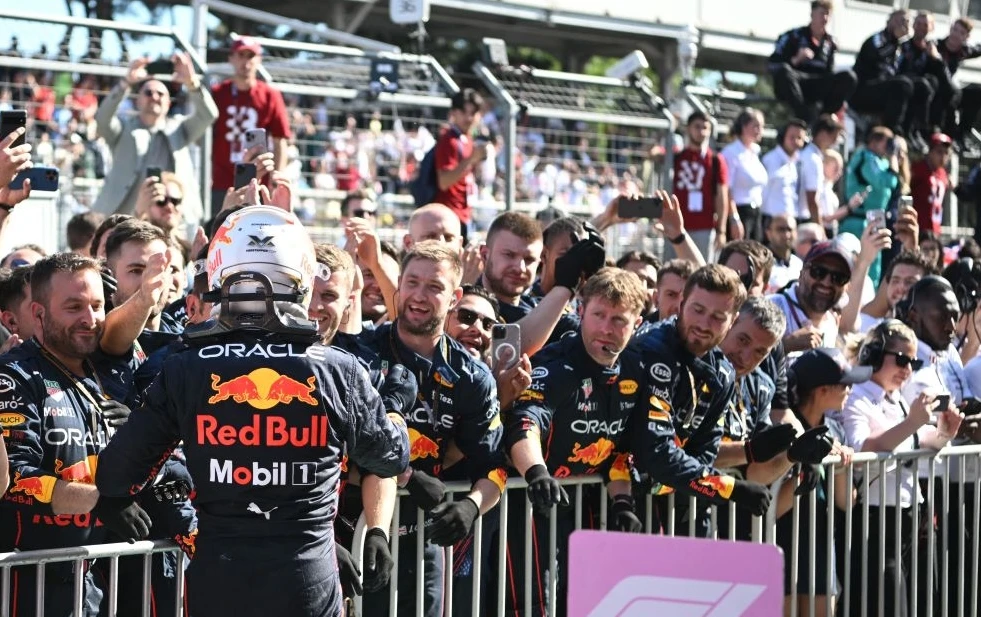 Verstappen wins in Baku to boost title defense as Leclerc limps out