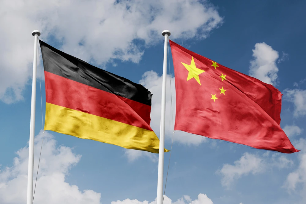 Germany imported goods worth 16.7 billion euros ($17.5 billion) from China in April (Shutterstock)