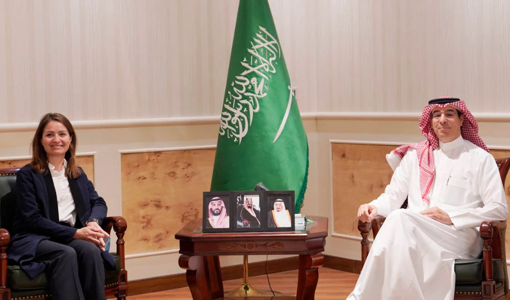 Saudi rights chief receives Danish delegation. (Supplied)