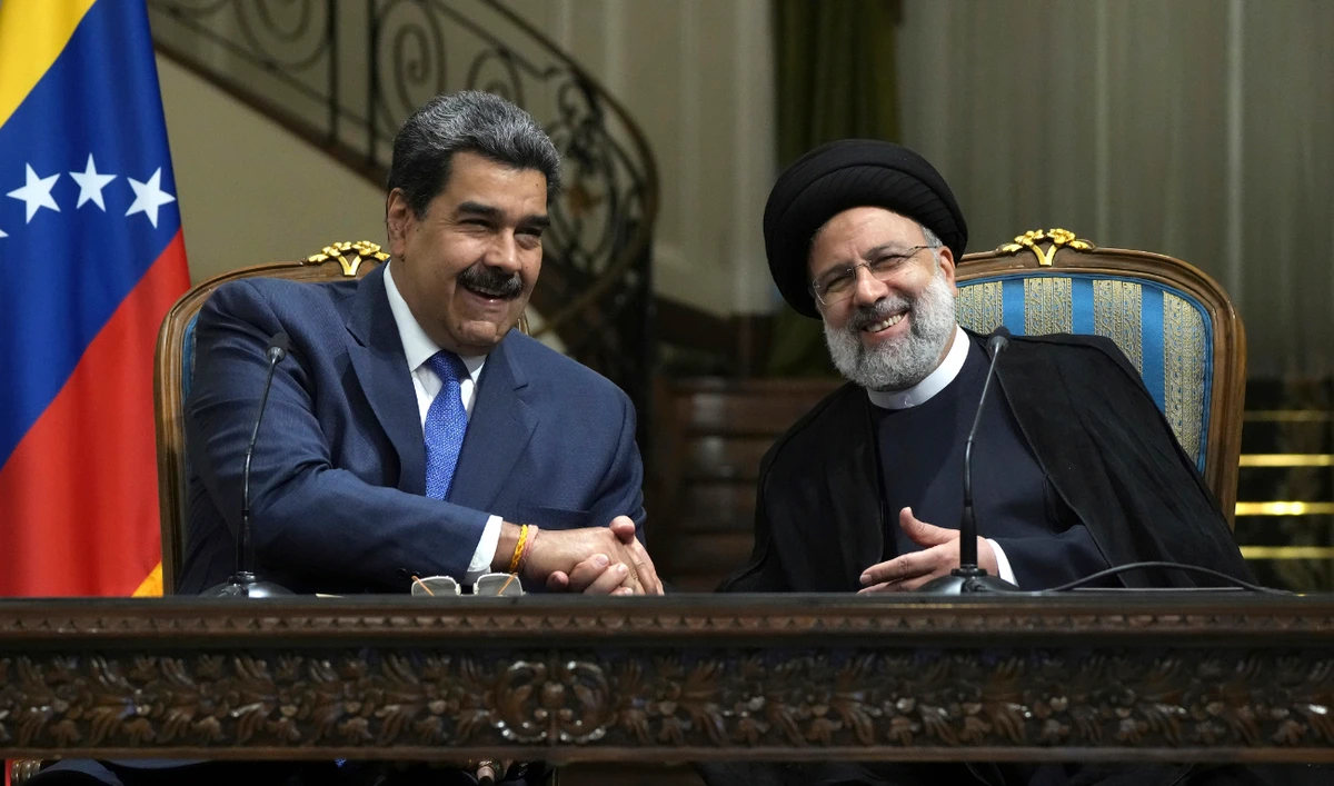 The Iranian and Venezuelan political leadership have found a common enemy in Washington. (AP)