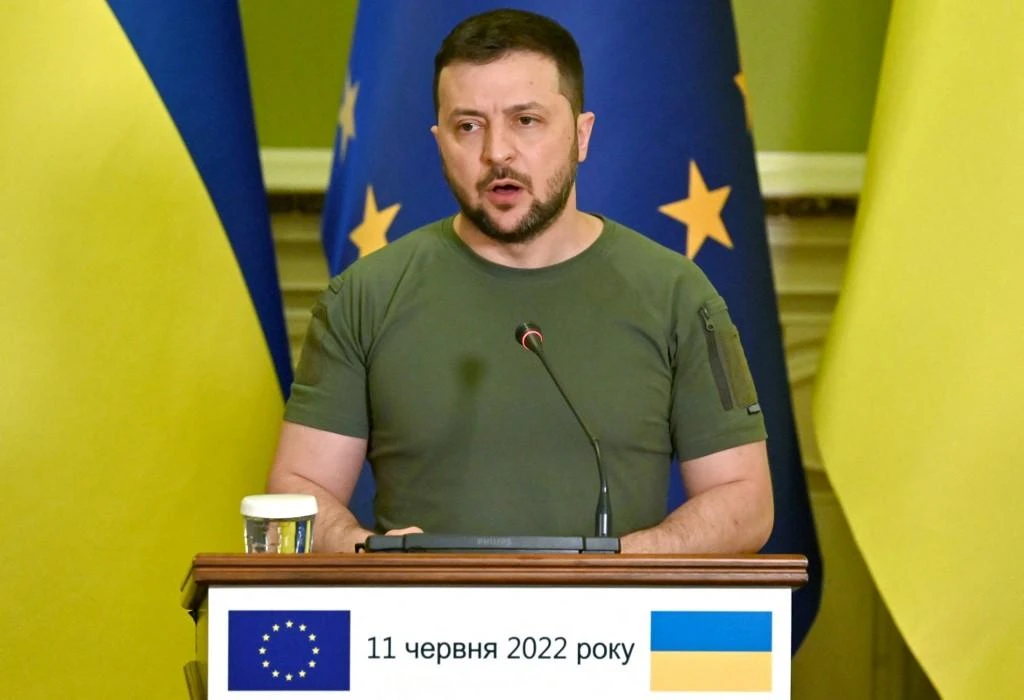 President Volodymyr Zelensky said Monday the human cost of the battle for the region was “simply terrifying.” (File/AFP)
