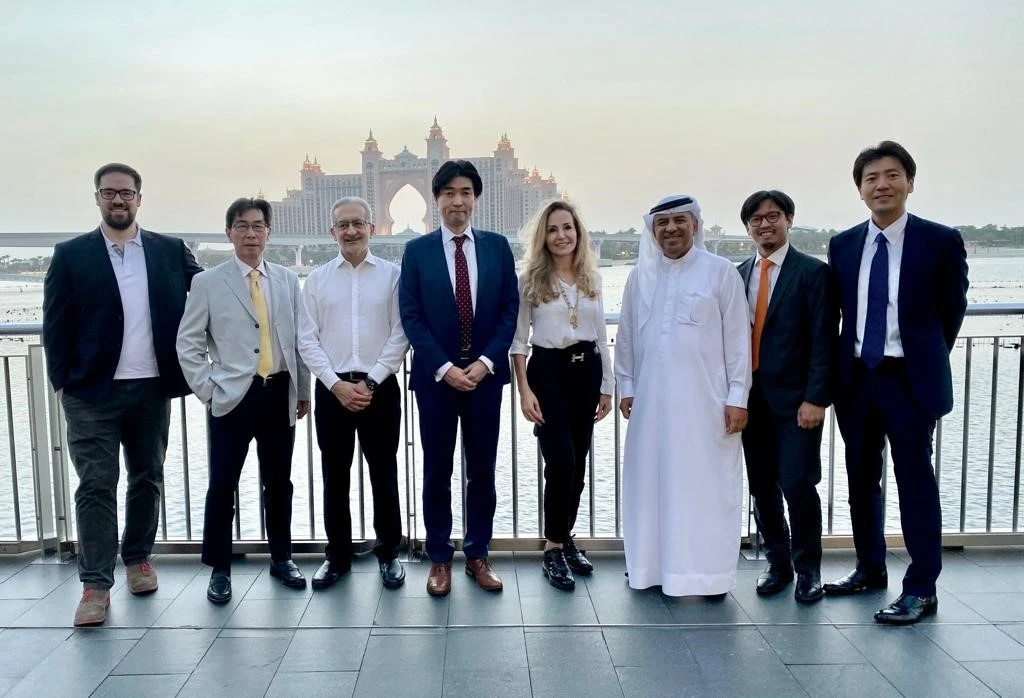 Marubeni and Lunatus Team’s in Dubai after the deal signing (Supplied)