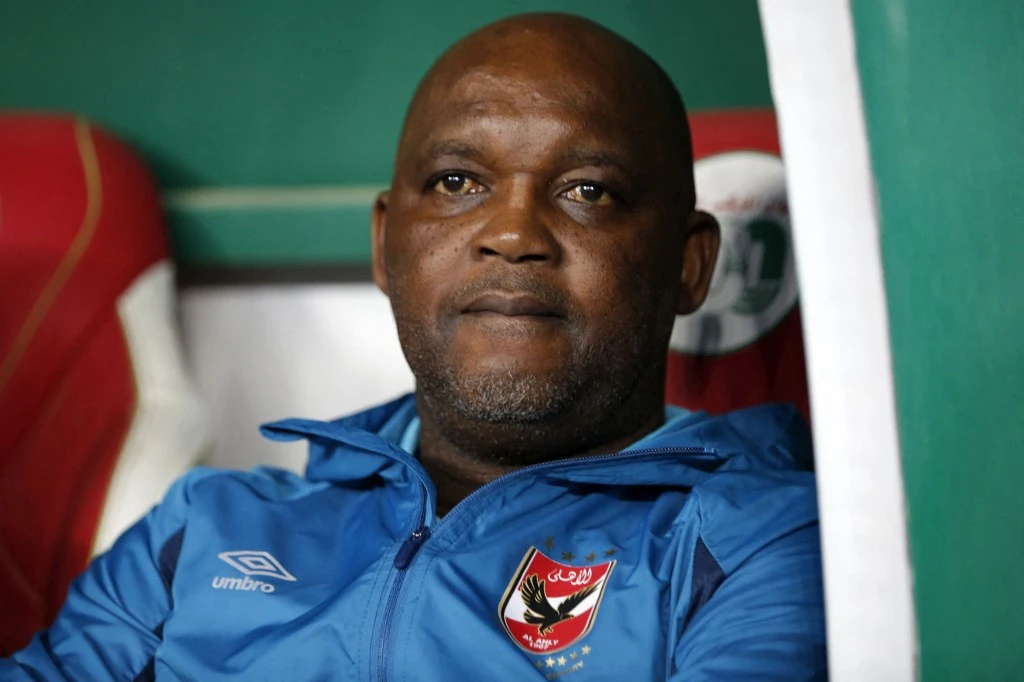 Pitso Mosimane had only been in charge of the Egyptian titans since September 2020. (AFP)