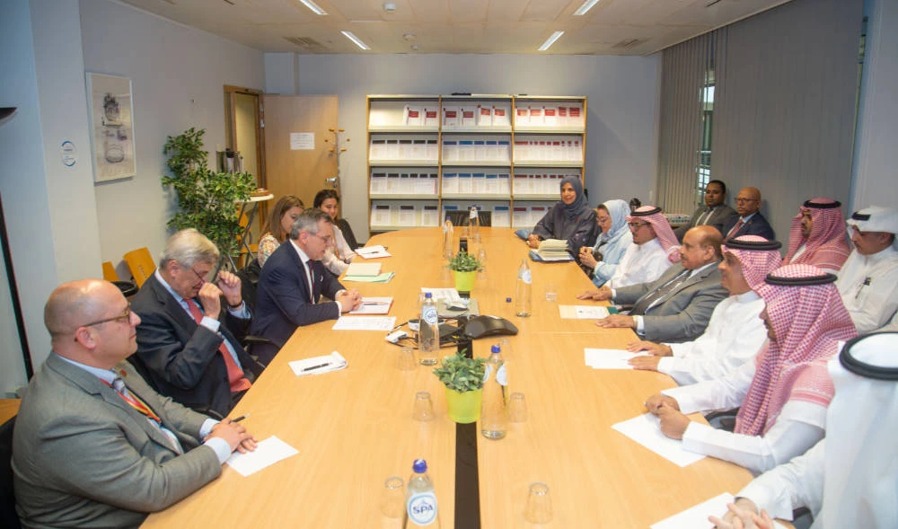 Shoura Council’s parliamentary friendship committee held talks with Belgian officials. (Supplied)