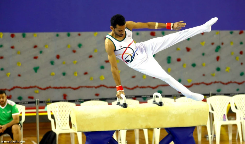 Nasser Al-Sumairi is part of Saudi's five-man team at the Asian Artistic Gymnastics Championships in Doha. (SAGF)