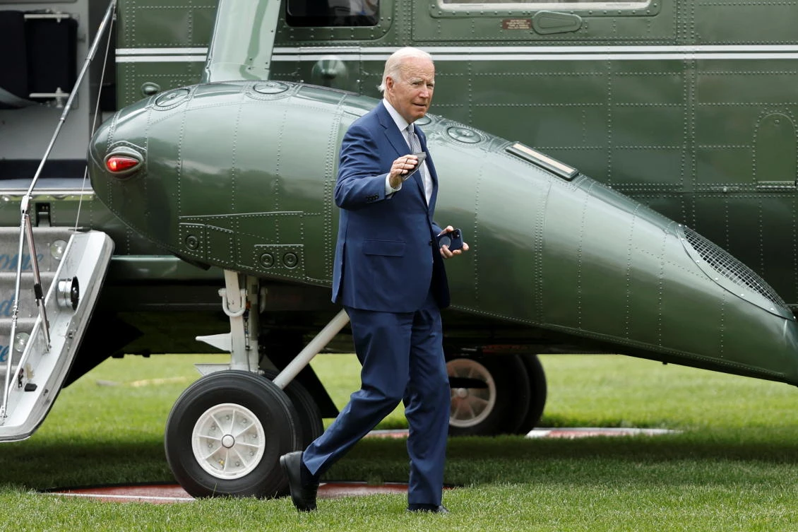 President Joe Biden announced a fresh infusion of $1 billion in weapons for Ukraine that includes anti-ship rocket systems, artillery rockets, howitzers and ammunition, during a phone call with Ukraine President Volodymyr Zelensky. (Reuters)