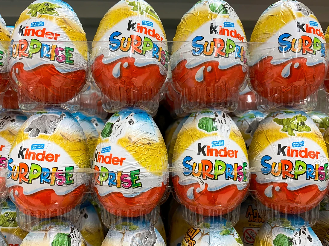 Ferrero was forced to withdraw over 3,000 tons of Kinder products after the Salmonella outbreak. (Shutterstock)