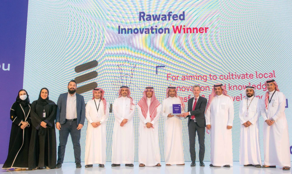 The Rawafed innovation award recognized Ericsson’s efforts to foster R&D partnerships in the Kingdom.