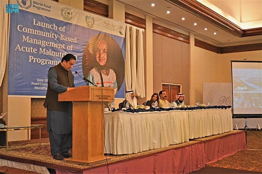 KSrelief launches nutritional support project for children and women suffering from acute malnutrition in Pakistan. (SPA)