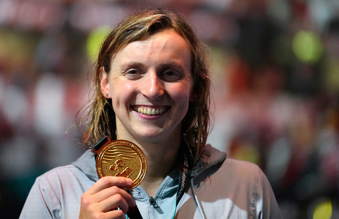 Ledecky grabs another gold, Australian quartet sets world record