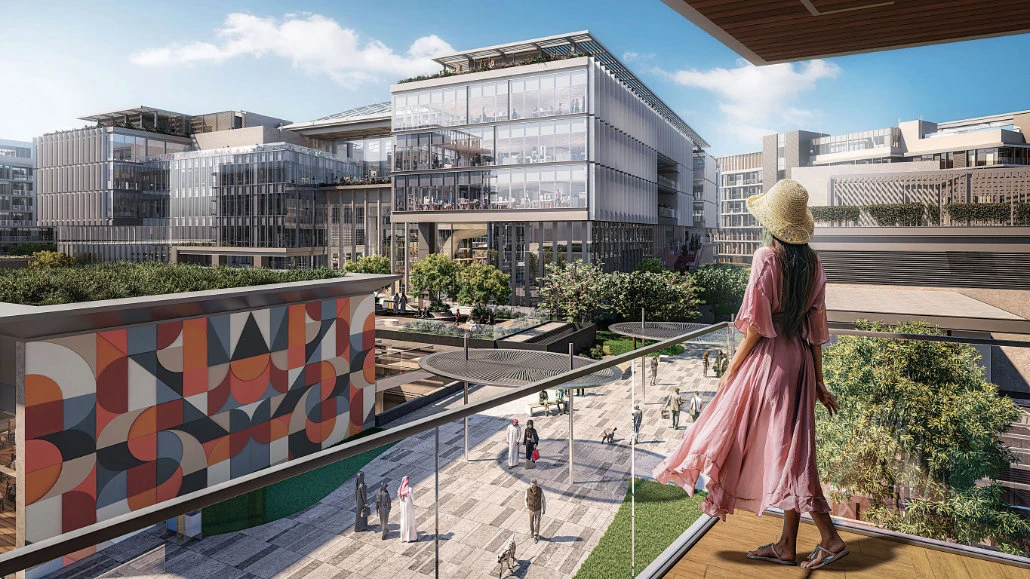 Grove District will also offer access to a landscape deck with greenery to enhance physical and mental well-being within the community.
