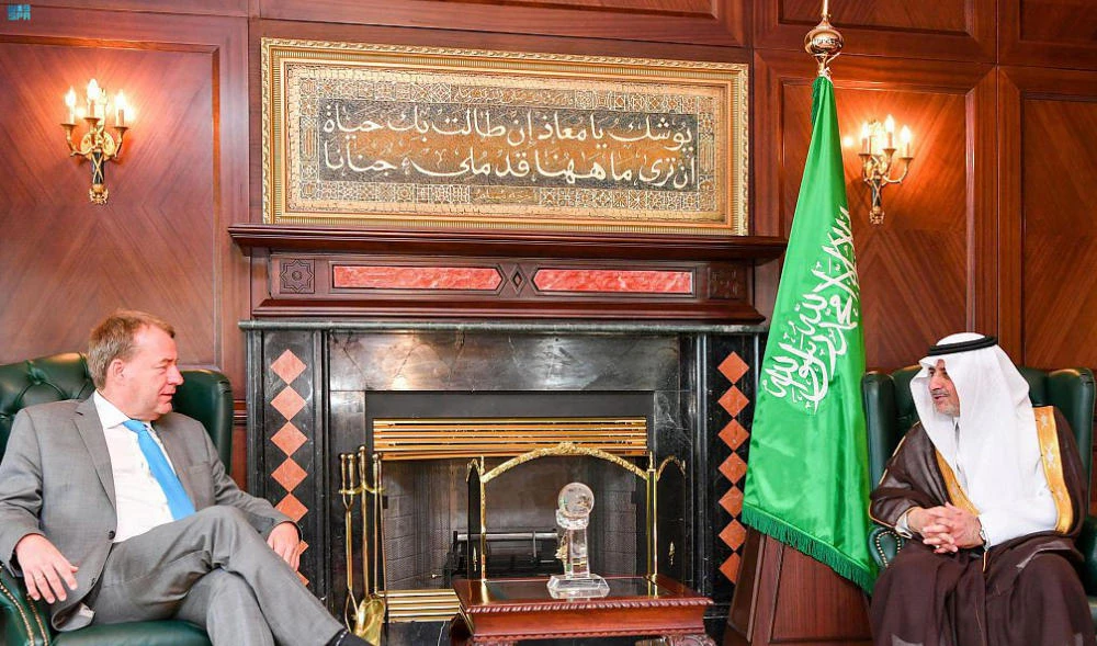 Tabuk governor receives German ambassador