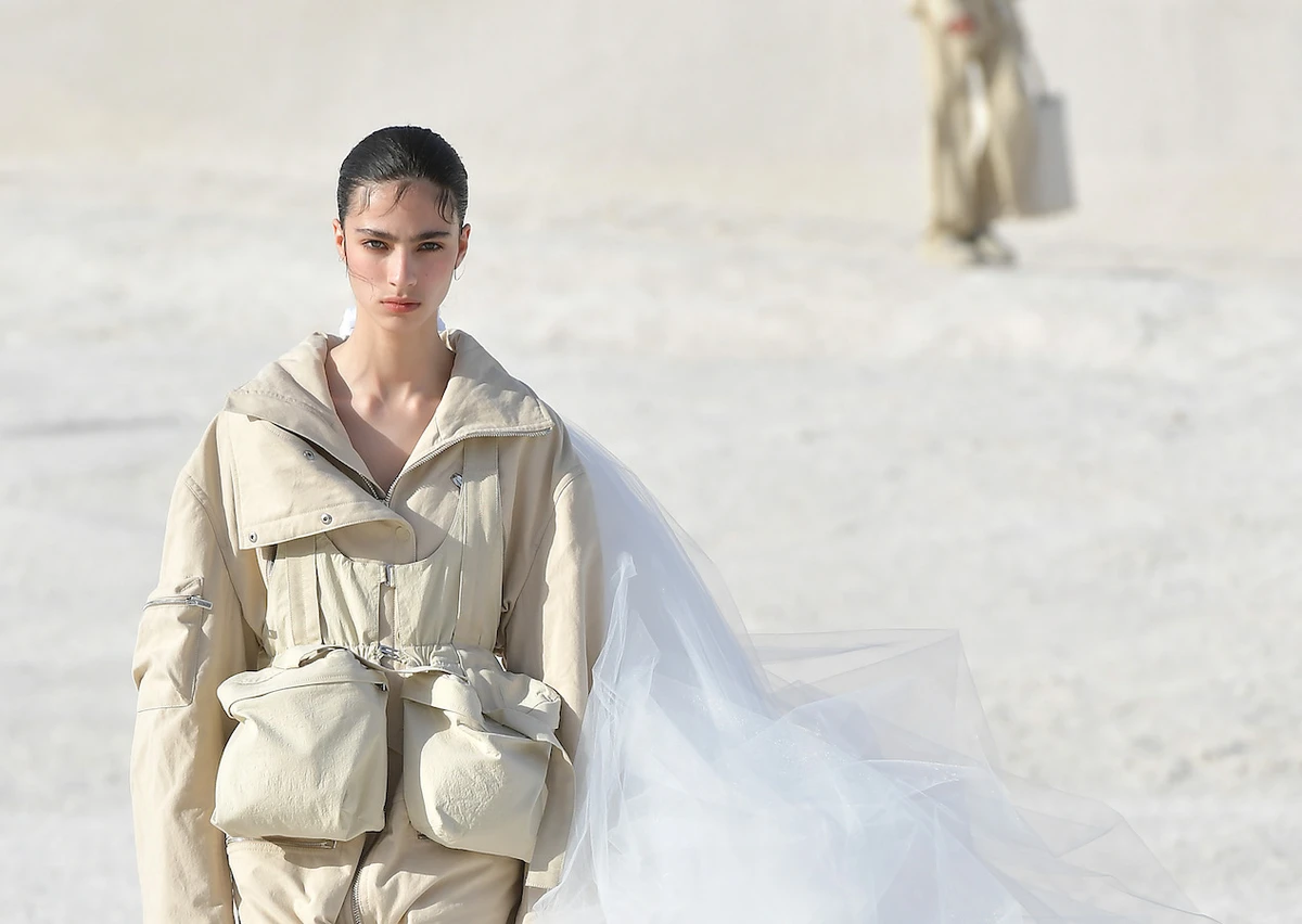 Part-Algerian model Loli Bahia walks the runway for Jacquemus in France