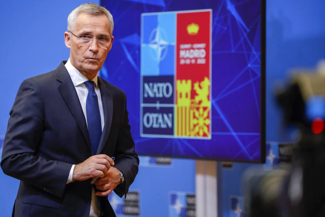 NATO Secretary-General Jens Stoltenberg said the meeting would chart a blueprint for the alliance ‘in a more dangerous and unpredictable world.’ (AP)