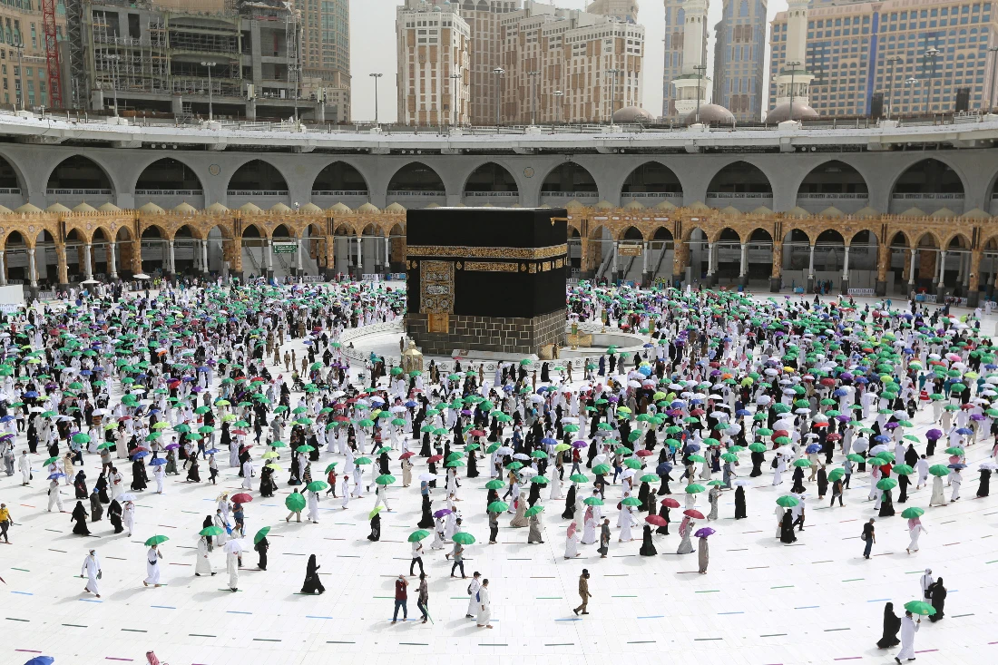 Saudi Arabia is allowing over one million pilgrims from overseas to perform Hajj this year for the first time in two years of COVID-19 restrictions. (AFP)