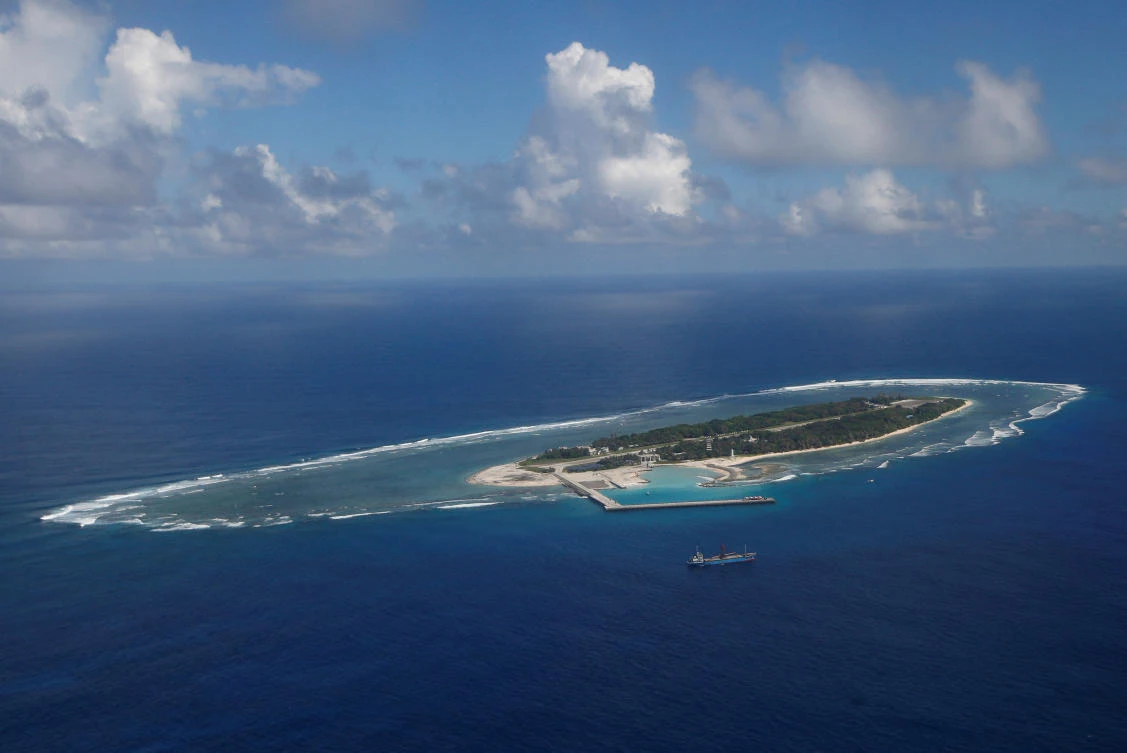 Itu Aba is the biggest feature in the Spratly Islands, a grouping of islets and other features. (Reuters)