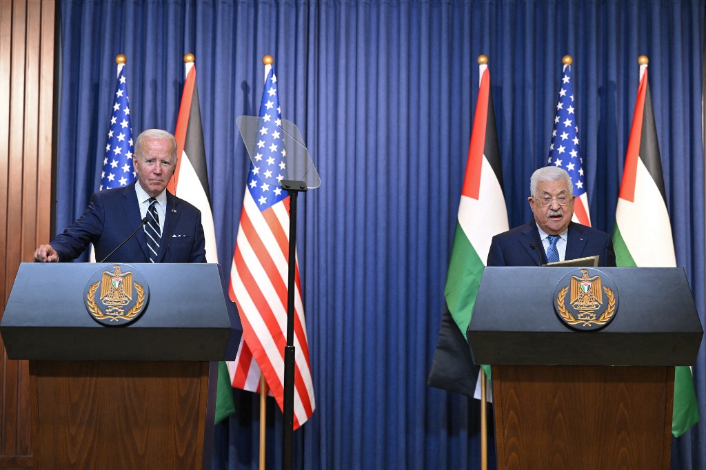 The Palestinian Authority of Mahmoud Abbas has repeatedly announced its readiness to return to negotiations. (AFP)