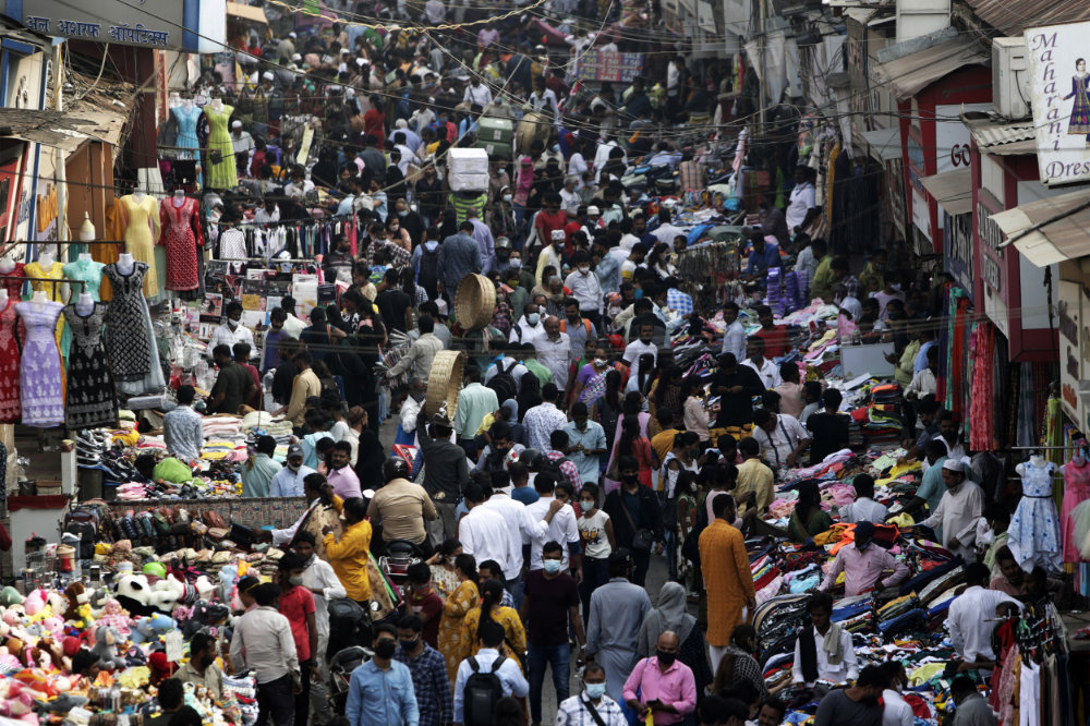 The United Nations estimated on July 11, 2022 that the world’s population will reach 8 billion on Nov. 15. (AP)
