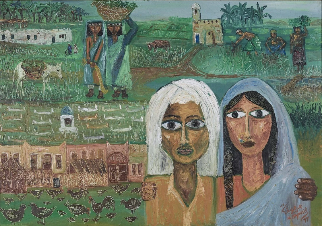 Nasser Al-Yousif, ‘Our Green Land,’ 1977. (Supplied)