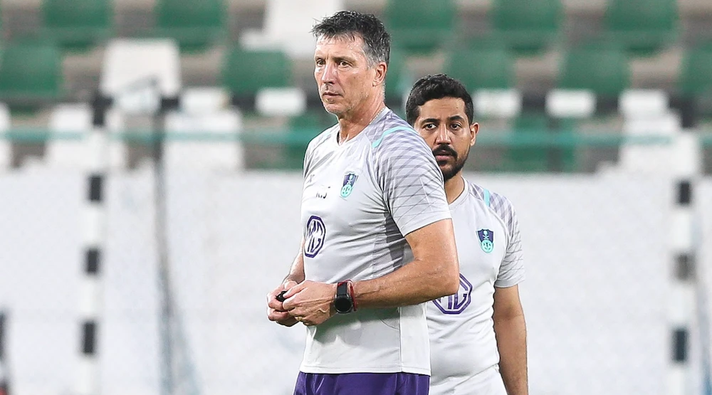 Al-Ahli are dealing with something that has never happened before in their illustrious history: Relegation. (Twitter/Al-Ahli)