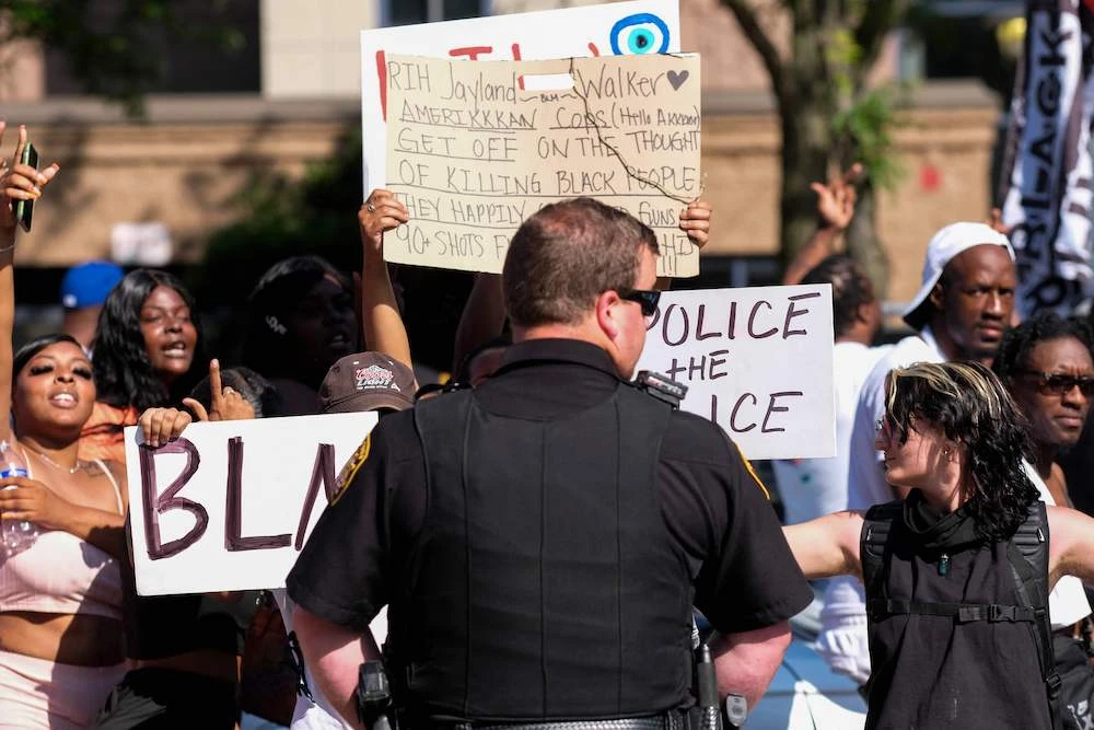 Protests in US after release of video of police killing Black man