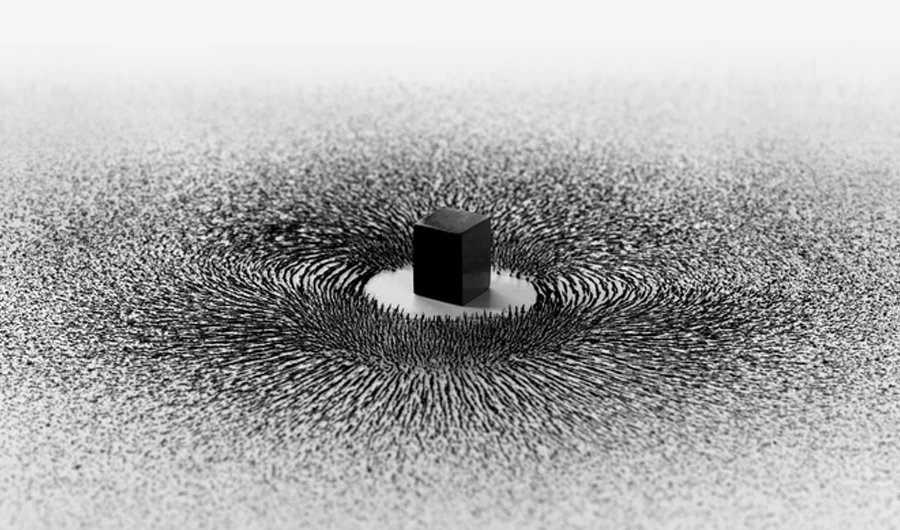 This photo shows a magnetic field attraction that looks like Muslim's holy Kaaba in Makkah, Saudi Arabia. (Supplied)