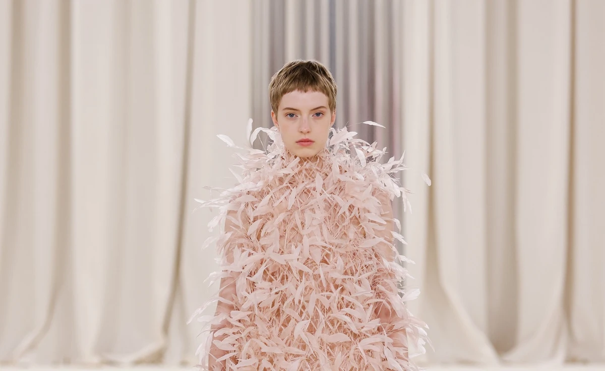 Ashi Studio showed off a decadent new collection in Paris. (Getty Images)