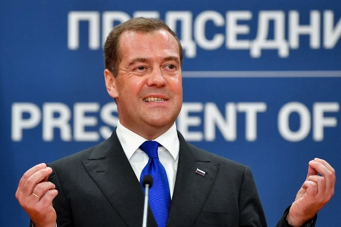 Dmitry Medvedev, the deputy secretary of Russia’s Security Council chaired by President Vladimir Putin, urged Washington to remember that Alaska used to belong to Russia. (AFP)
