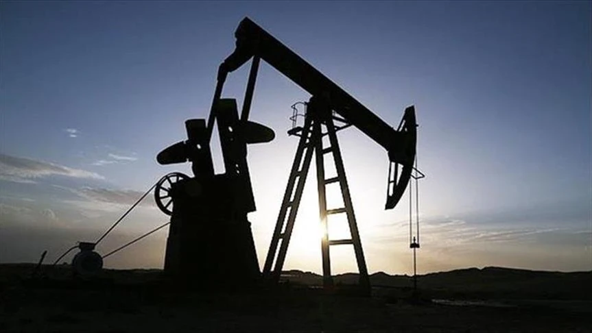 Oil prices were also knocked down by a soaring US dollar , which rose to a near 20-year high against a basket of other currencies.