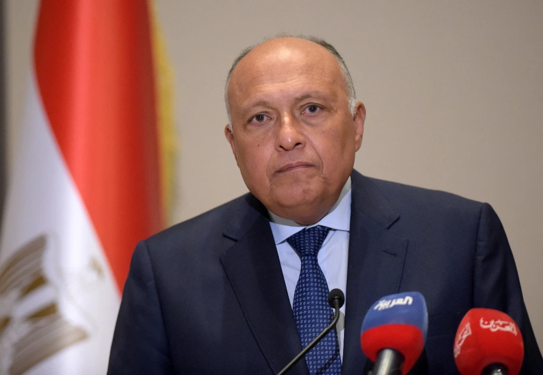 Shoukry expressed his aspiration to enhance British investments in Egypt in general. (FILE/AFP)