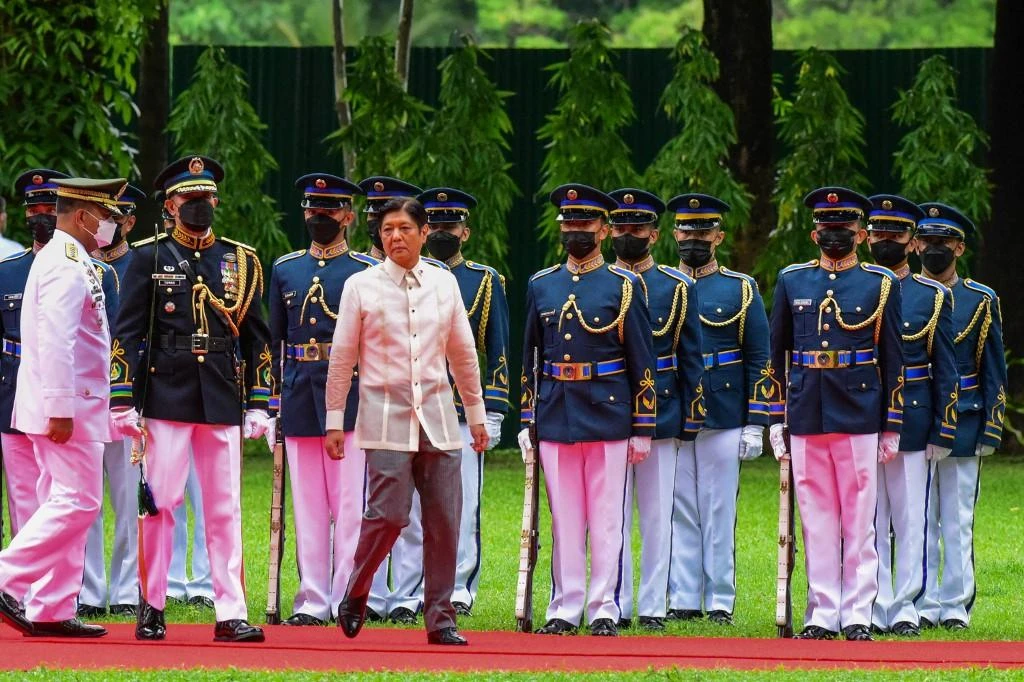 Philippine President Ferdinand Marcos Jr was sworn into office on June 30 after a landslide victory in a stunning political comeback for his family. (AFP)