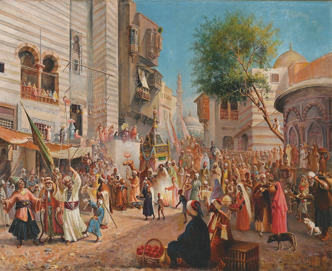 'The Arrival of the Mahmal from Cairo,' Leonardo de Mango, 1921. (Assouline)