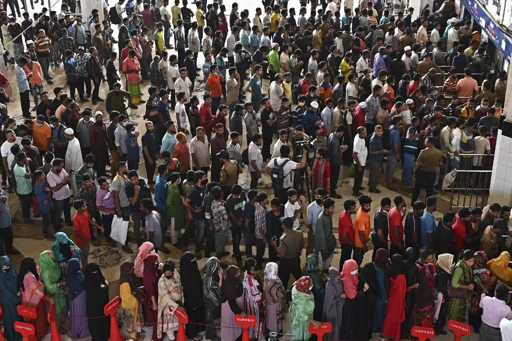 About 10 million Bangladeshis expected to travel home for Eid from Dhaka alone, where crowds have been flocking to railway and bus stations over the weekend. (Supplied)