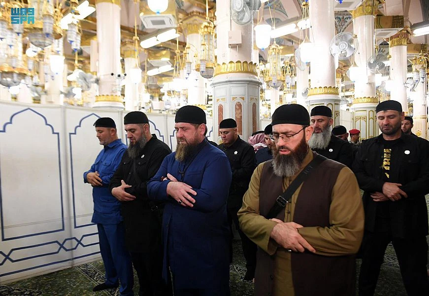 Chechen leader arrives in Saudi Arabia to perform Hajj