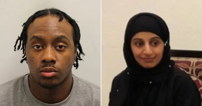 James Sinclair (L), who stabbed and killed mother-of-two Shadika Patel, must serve a minimum of 41 years. (Metropolitan Police)