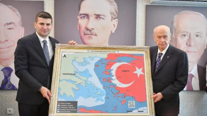 Greek PM slams map showing major Greek islands as Turkish