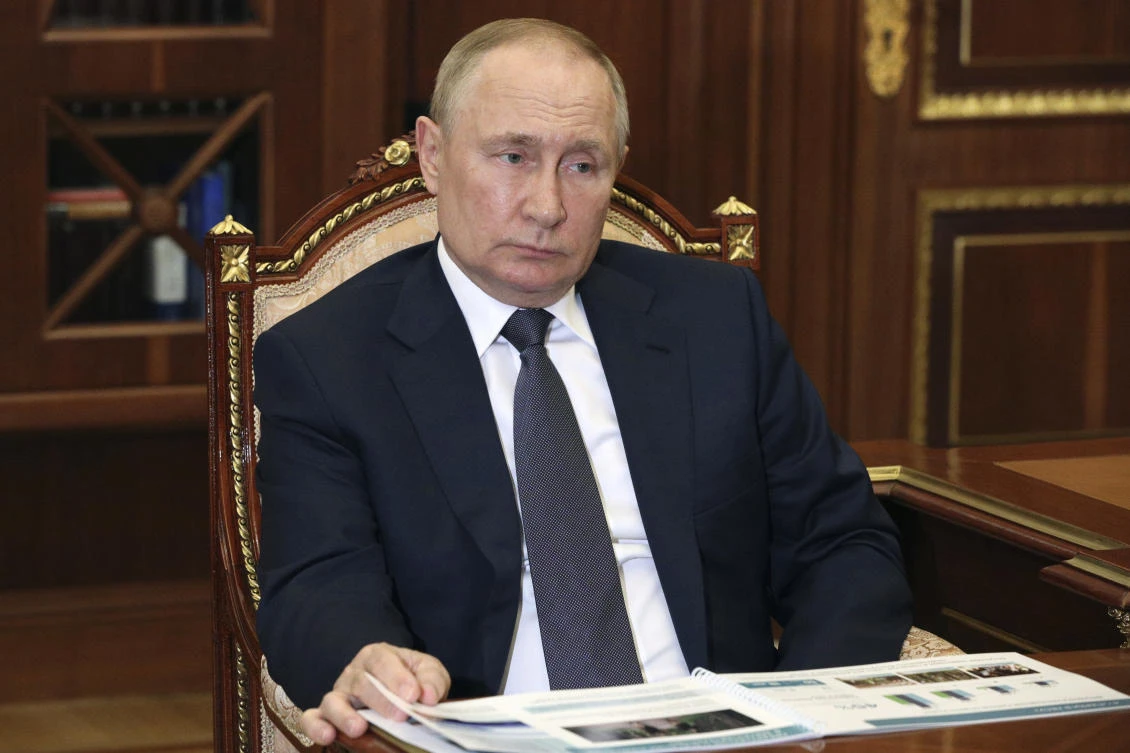 Russian President Vladimir Putin will attend a trilateral meeting with the leaders of Iran and Turkey. (Sputnik via AP)