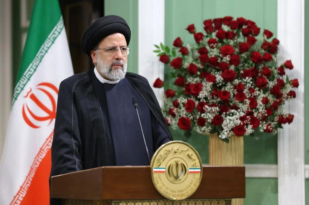 Iran will not retreat from its ‘rightful and logical’ stance in talks to revive a 2015 nuclear pact, President Ebrahim Raisi said. (Iranian Presidency/AFP)