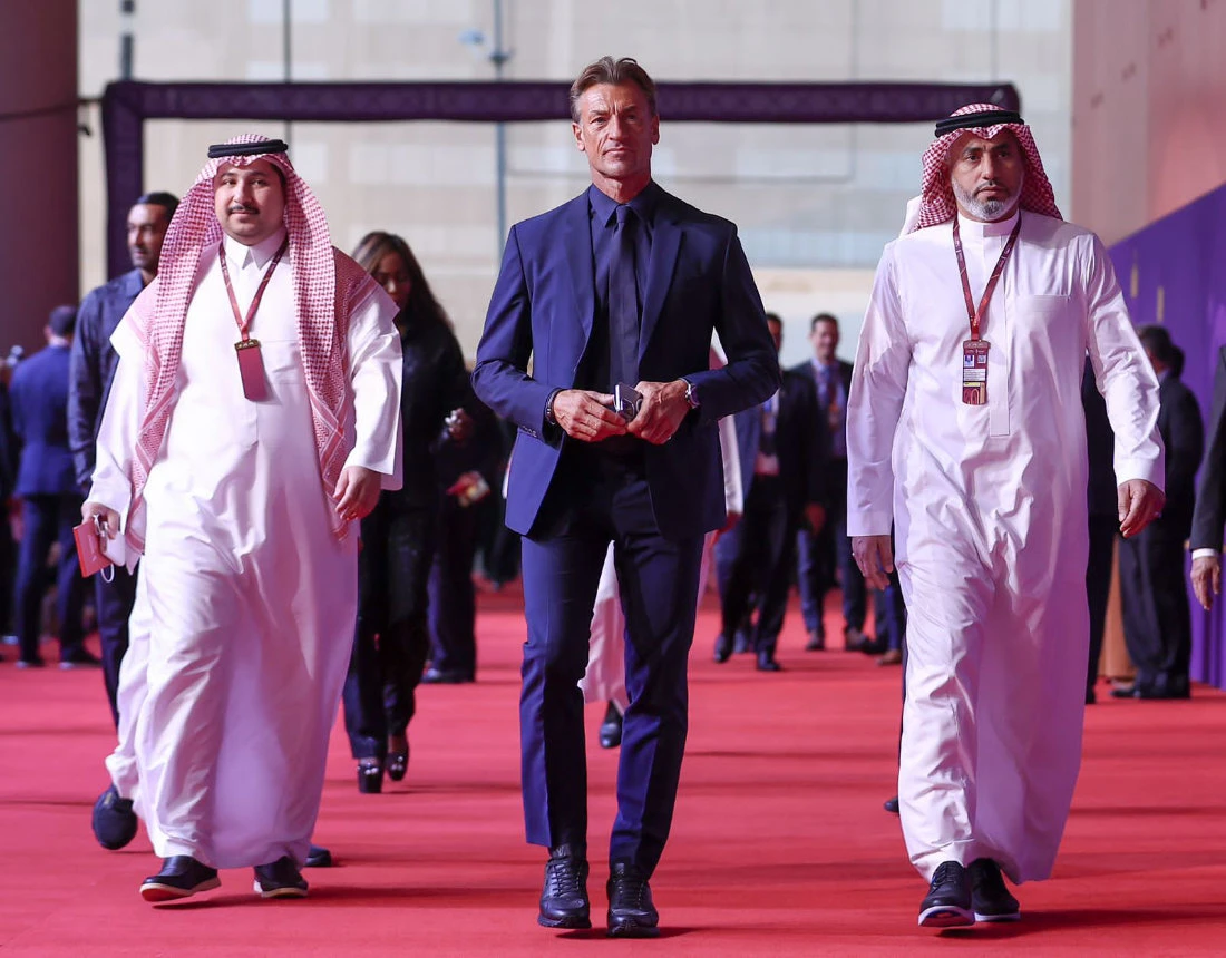 Herve Renard wants to make the Saudi nation proud as he talks his Green Falcons to the World Cup in Qatar. (AFP/File)
