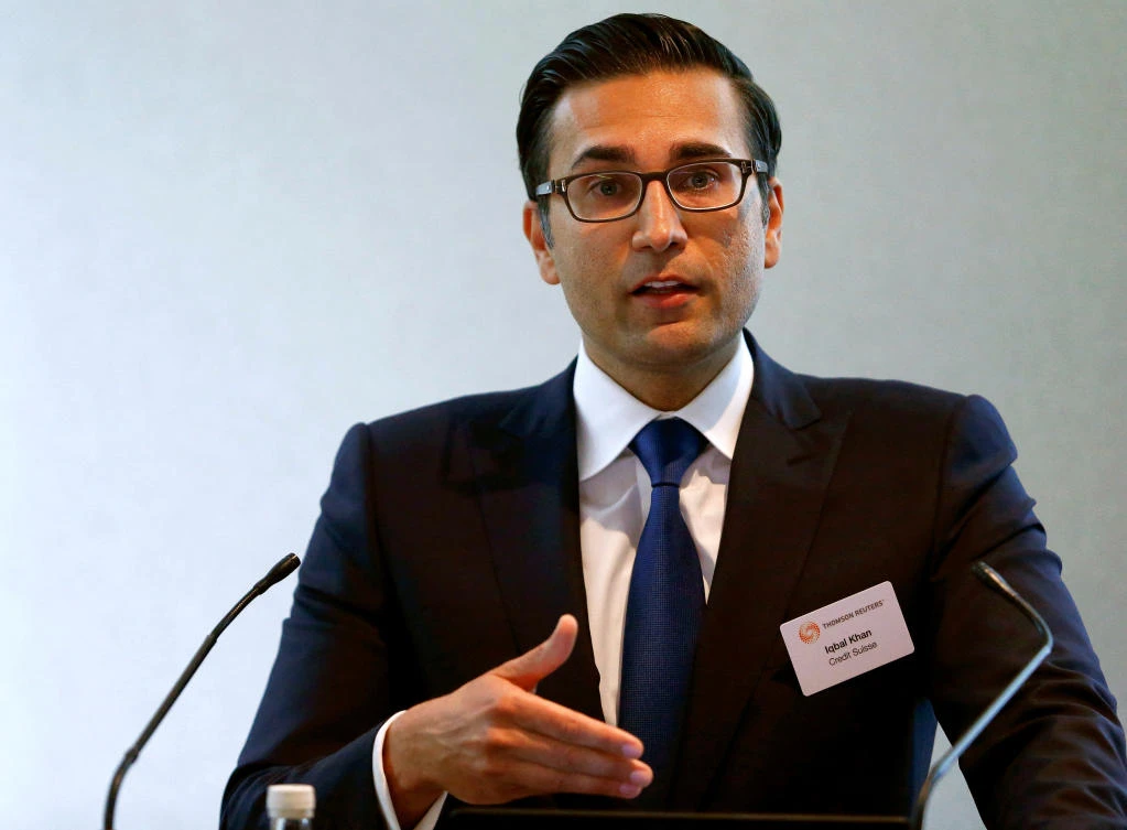 Iqbal Khan at the Reuters Global Wealth Management Summit in Zurich. (File/Reuters)