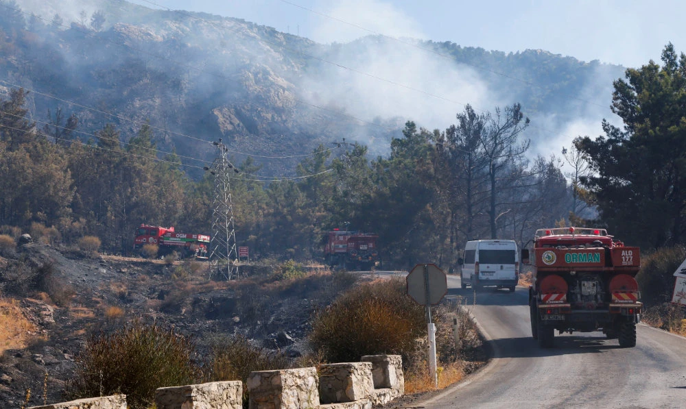 Southwestern Turkey wildfire under control, minister says