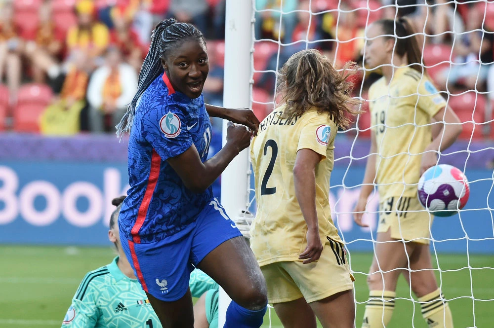France advance to Women’s Euros quarterfinals by beating Belgium