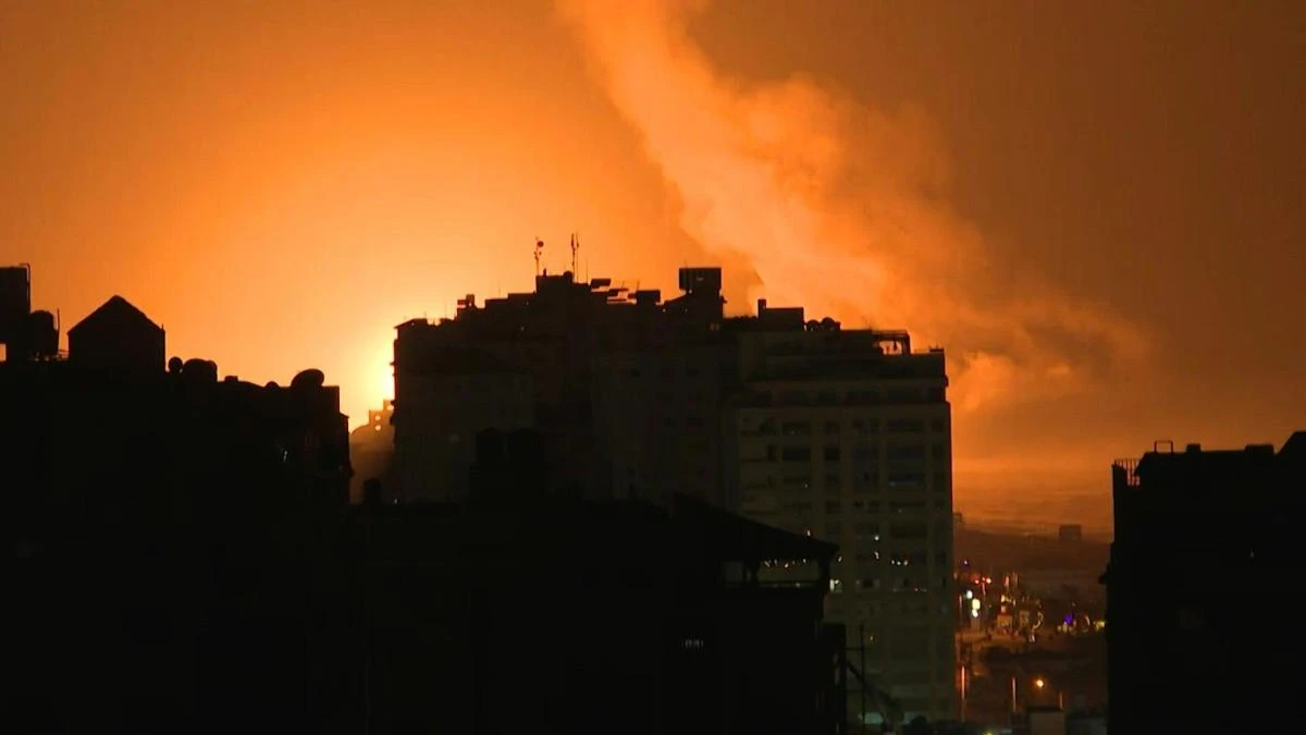 Israel bombs Gaza after rockets reported fired at Israeli territory. (AFP)