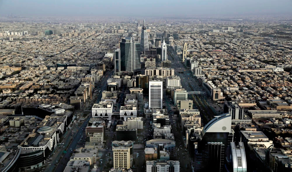 A general view of Riyadh. The report stated that the Kingdom witnessed a 54 percent increase in venture capital deals year-on-year, with $548 million raised across 139 deals in 2021. (AP)