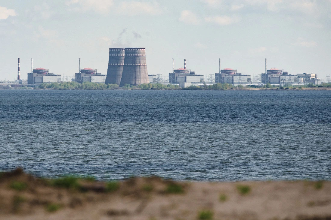 Ukraine says Russia is using Europe's largest nuclear power plant as a base to store weapons including “missile systems”. (AFP)