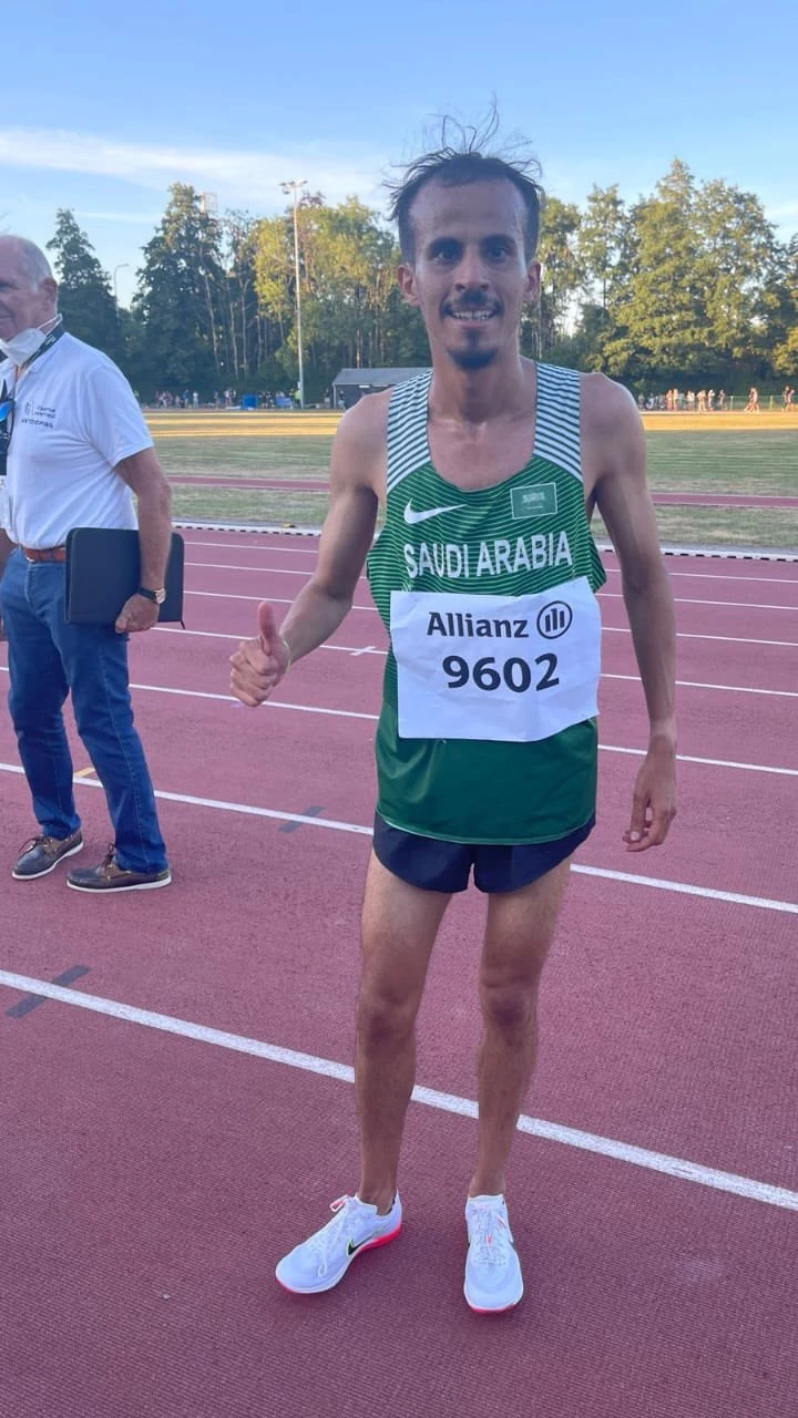 Tarek Al-Omari achieved first place in the 5000m at Flanders Cup VITA meeting in Belgium. (Supplied)